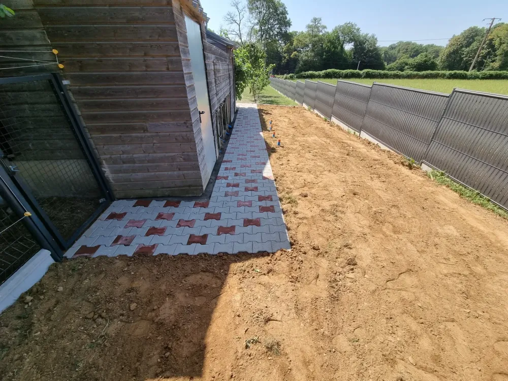 Empierrement à Bains-sur-Oust